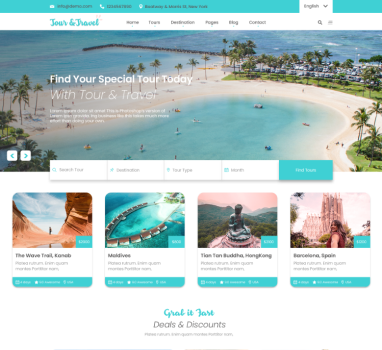 Tour Operator WordPress Theme