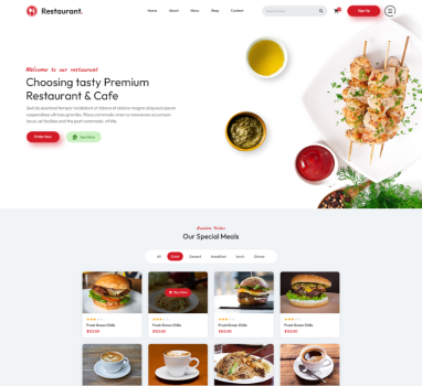 Food Delivery WordPress Theme