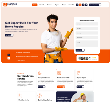Handyman WordPress theme