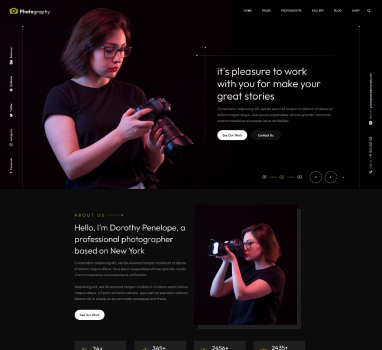 Photography WordPress Theme