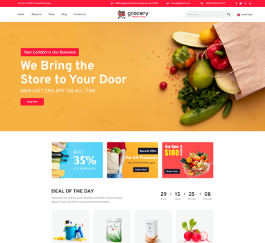 Supermarket WordPress Theme