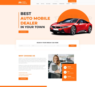 Automobile Services WordPress Theme