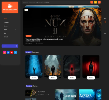 Movie Critic WordPress Theme