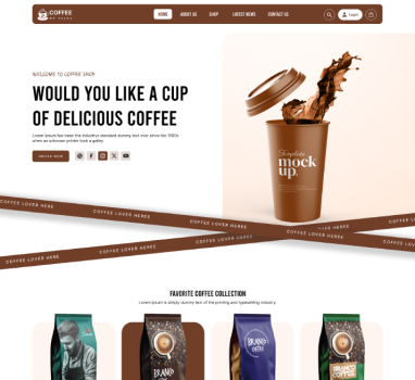 Coffee Shop WordPress Theme