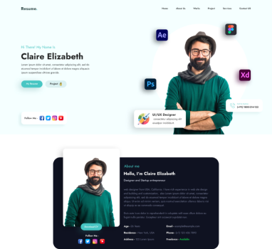 CV WordPress Theme