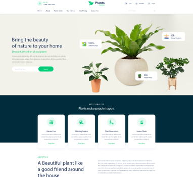 Landscaping WordPress Theme