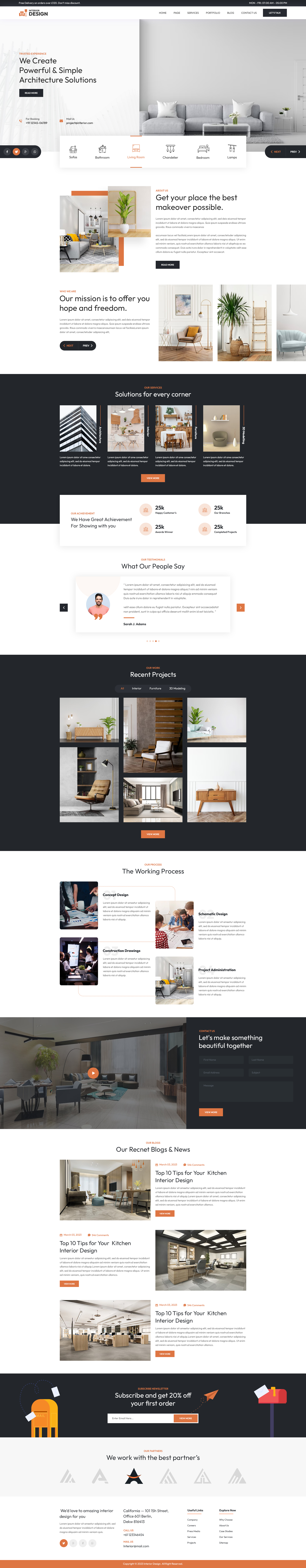 Interior Design WordPress Theme
