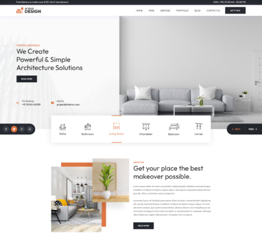 Interior Design WordPress Theme
