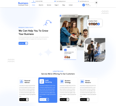 Business Consultant WordPress Theme