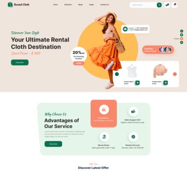Clothing WordPress Theme