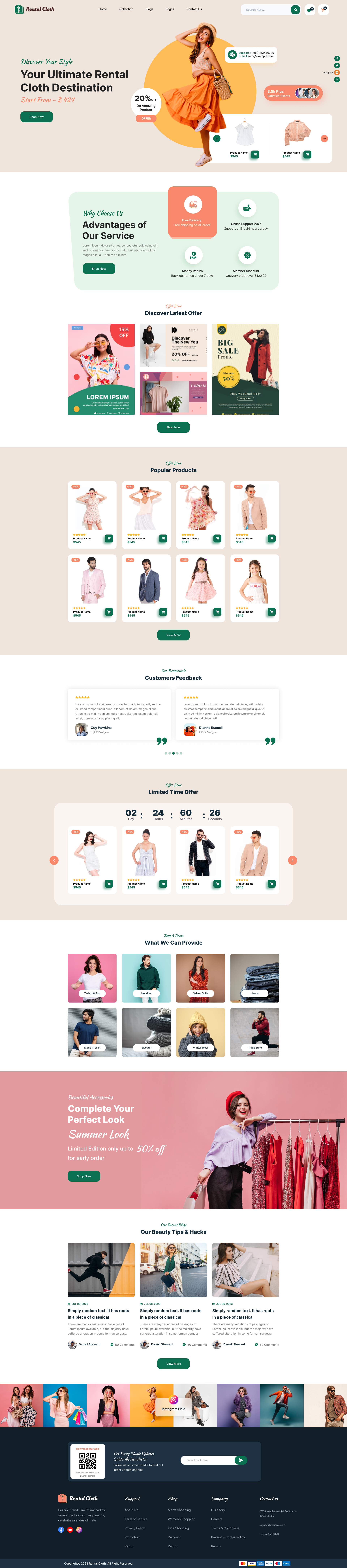 Clothing WordPress Theme