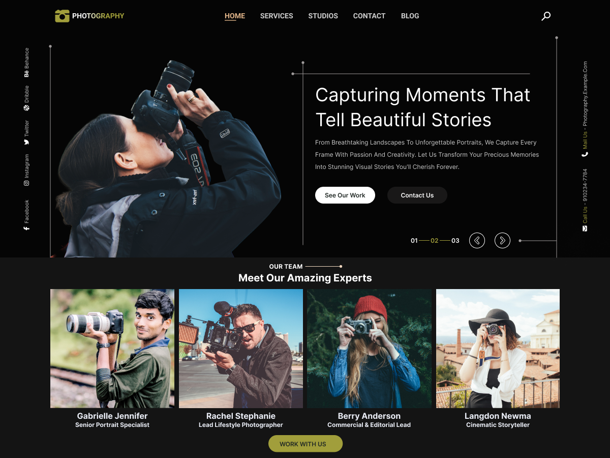 Free Photography WordPress Theme