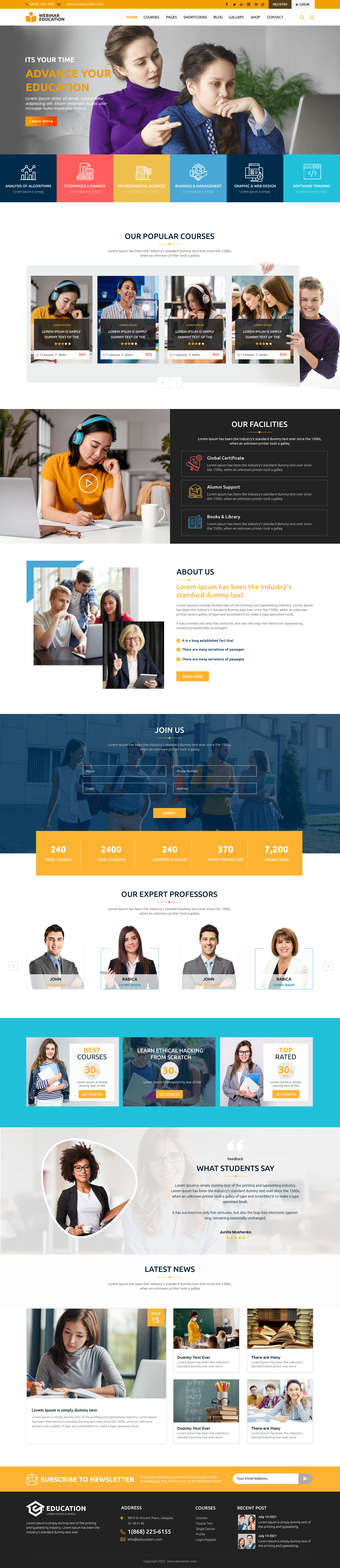 Institute WordPress Theme